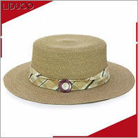 Straw Boater Hat