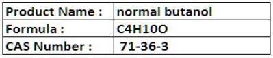 Normal butanol