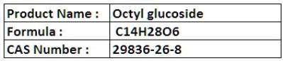 Octyl Glucoside - White Solid CAS 29836-26-8 C14H28O6 | Non-Ionic Surfactant Mild Amphiphile Biodegradable Water Soluble