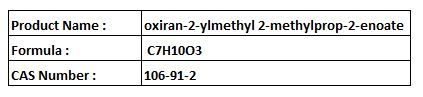Oxiran-2-Ylmethyl 2-Methylprop-2-Enoate - Clear Liquid, 190Â°C Boiling Point, CAS 106-91-2 | Epoxy Monomer, Resin Creation, Strong Bonds, Durable Coatings, Chemical Resistant