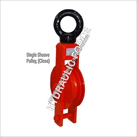 Single Sheave pulley closed type with eye Hook
