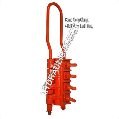 Comealong Clamp Four Bolted For Earth Wire Force: Hydraulic