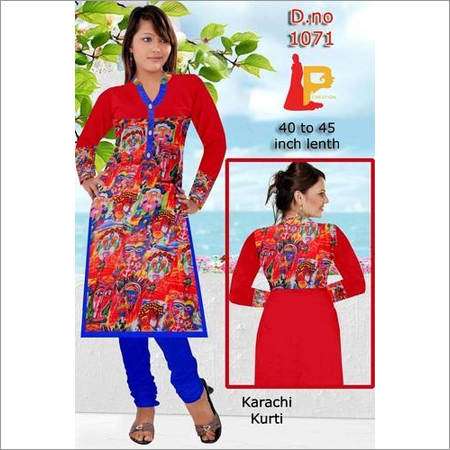 Rayon Karachi Kurti