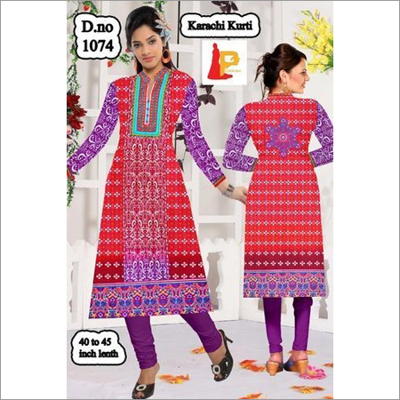 Ladies Cotton Karachi Kurti