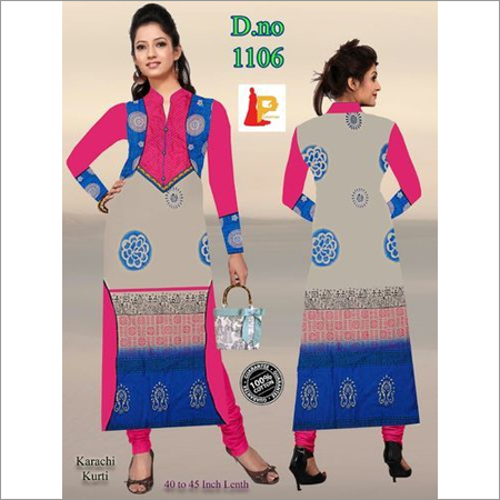 Karachi Fancy Cotton Kurti