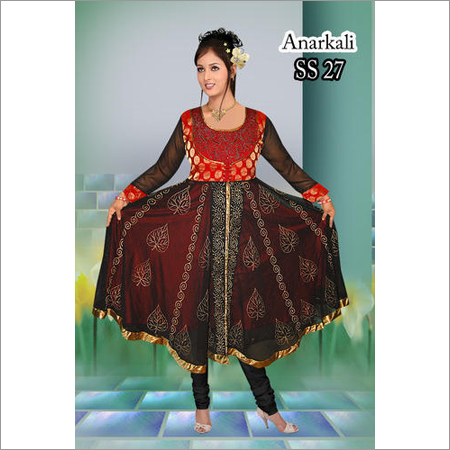 Ladies Chiffon Anarkali Kurti