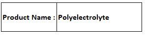 Polyelectrolyte