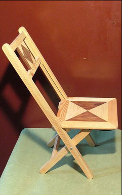 Wooden Mosaic Chairs