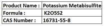 Potassium Metabisulfite - White Powder 99% Purity 25kg Bags | Food Preservation Antioxidant Winemaking Water Treatment