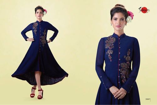 GEORGETTE FABRICS WORK KURTI