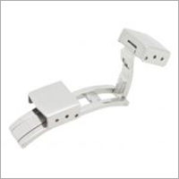 Leather strap buckle in butterfly design