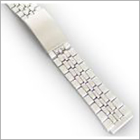 Stainless Steel 5-Link fold band with fold over clasp Stainless Steel 5-Link fold band with fold over clasp