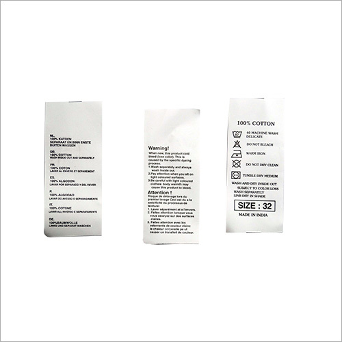 Taffeta Printed Labels