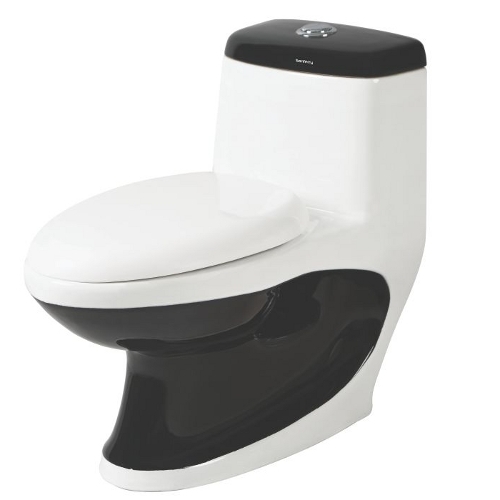 Black Color One Piece Toilet