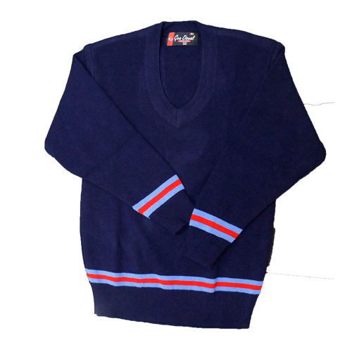 Full Sleeve School Pullover Collar Type: V Neck