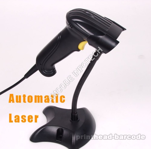 Black Laser Bar Code Scanner