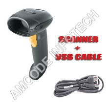 Laser Usb Bar Code Reader Scanner - Color: Black