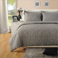 Paisly Cotton Grey Bed Sheet