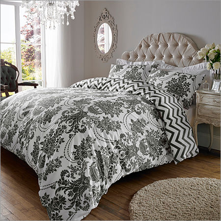 As Per Required Vintage Grey White Bed Sheet