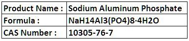 Sodium Aluminium Phosphate