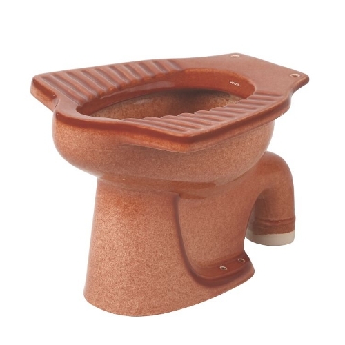Anglo Indian Red Brown Water Closet