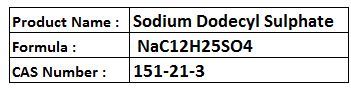 Sodium Dodecyl Sulphate - White Powder CAS 151-21-3 | Strong Cleaning Effective Degreasing Water Soluble