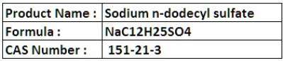 Sodium n-dodecyl sulfate