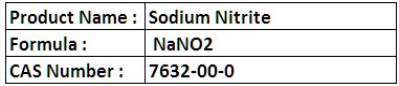 Sodium Nitrite