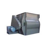 Single Shaft Paddle Mixer Machine - Color: Gray