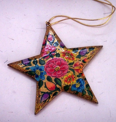 Paper Mache Christmas Star