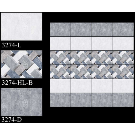 250 x 375 mm Digital Wall Tiles For Bathroom