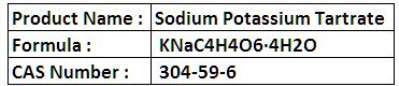 Sodium Potassium Tartrate