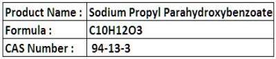 Sodium Propyl Parahydroxybenzoate - White Powder CAS 94-13-3 | Water-Soluble Preservative for Cosmetics Lotions Shampoos
