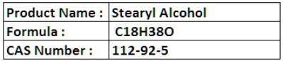 Stearyl Alcohol - White Flakes, 98% Purity, CAS 112-92-5 | Evaporation Suppressor, Emulsifier, Stabilizer, Water Treatment