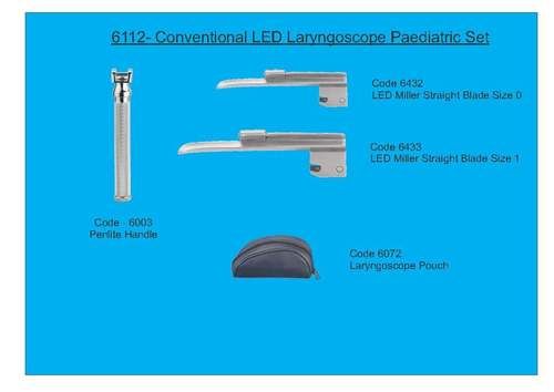 Conventional LED Laryngoscope Paediatric Set