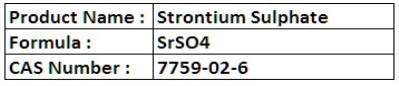 Strontium Sulphate