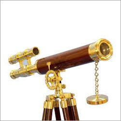 Antique Brass Telescope