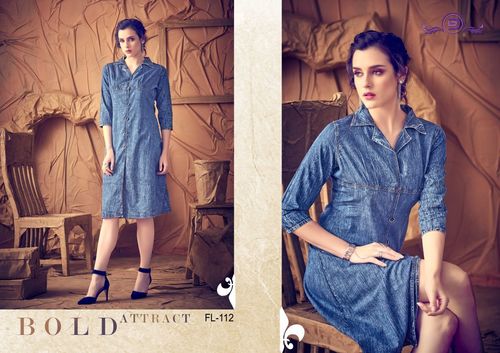 DENIM STYLE KURTI