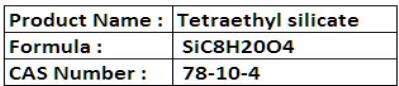 Tetraethyl Silicate - Colorless Liquid Boiling Point 165-168Â°C | High Purity Reactive Precursor Soluble in Organic Solvents