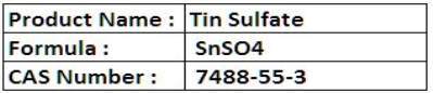 Tin Sulfate - White Crystal