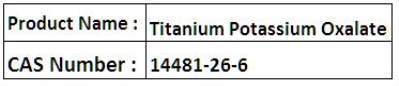 Titanium Potassium Oxalate