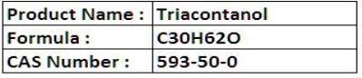 Triacontanol - White Crystalline Powder, 98% Purity | Plant Growth, Crop Yield, Improved Quality