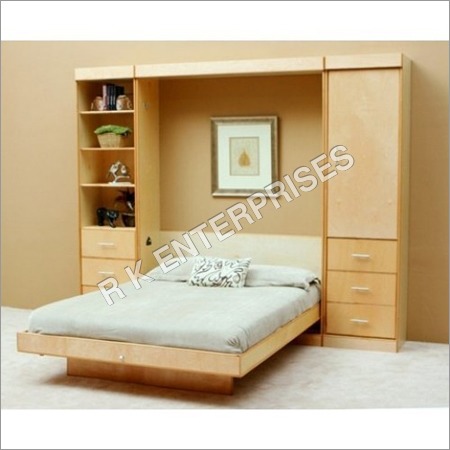 Vertical Wooden Wall Bed