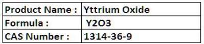 Yttrium Oxide