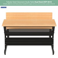 Tubular Steel Classroom Study Dual Desk DDP-0610