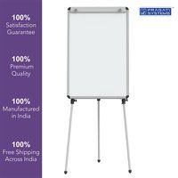 Flip Chart Stand with Resin Coated White Board FCS 6090-04 PRMWB