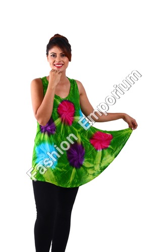 Rayon Blouse - Multicolor, Sizes XS to XXXL | Quick Dry, No Fade, Washable, Sleeveless Design for Casual Spring and Summer Wear