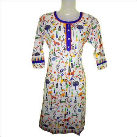 Ladies Cotton Long Kurti