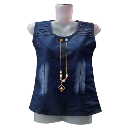 Ladies Denim Top