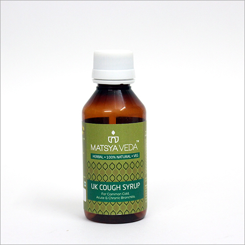 UK Cough Syrup - Plastic Amber Bottle, 100ml | Natural, GMO Free, Safe, Herbal Cough Relief, Chronic Bronchitis Aid